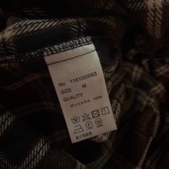 r•p•s 長袖チェック厚手シャツ　サイズM レディースの画像