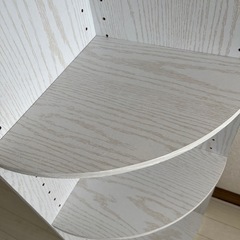 ⭐︎美品！カラーボックス　コーナーラック　白の画像