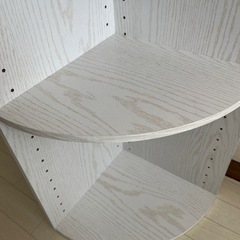 ⭐︎美品！カラーボックス　コーナーラック　白の画像