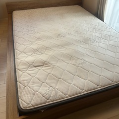 【6.9万円相当】ロウヤ ベッドフレーム+ゴクミン マットレス+ボックスシーツの画像