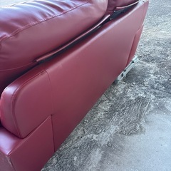 本革 ニトリ 2Pソファ　の画像