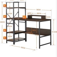 パソコンデスク3点セットの画像