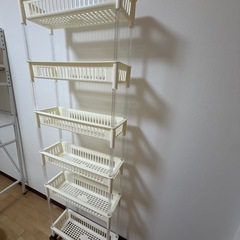 キッチンラック　隙間収納の画像