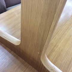 【ダイニングでもリビングでも】ダイニングテーブル 無印　無印良品 リビングテーブル　食卓テーブル オーク材　：ナチュラルの画像