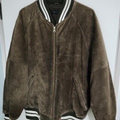 送料込み★即決★COMME CA DU MODE MENコムサデモード豚革レザースタジャンsizeL相当の画像