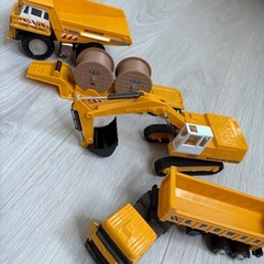 工事車両　おもちゃセットの画像