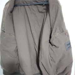 送料込み★即決★COMME CA DU MODE MENコムサデモード豚革レザースタジャンsizeL相当の画像