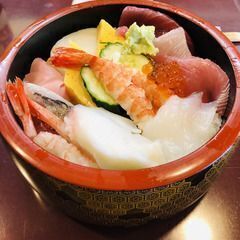 【寿し、ちらし桶（梨地御所車柄）蓋付】の画像