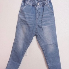 140cm パーカー　デニム　セットの画像