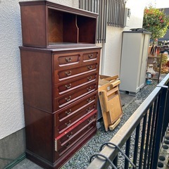 昭和レトロな和タンス、あげます　の画像