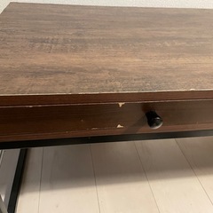 【無料】収納付きローテーブルの画像