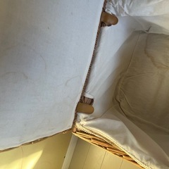 【四個セット】カゴ 木 蓋付き の画像