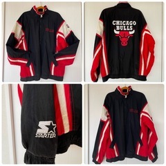 starterシカゴブルズナイロンジャケットの画像