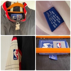 starterシカゴブルズナイロンジャケットの画像