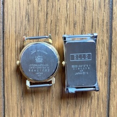 腕時計　ELLEとCITIZENの画像