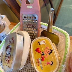 昭和レトロ　ぴっきいちゃんお弁当箱など、もらってください！の画像