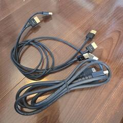 電源ケーブル・USBケーブル・ACアダプターセットの画像