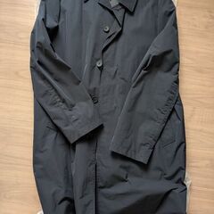 未使用に近い M UNIQLO 2way ステンカラーコート ブラック 黒 フォーマル カジュアル ライナー 上品 完売の画像