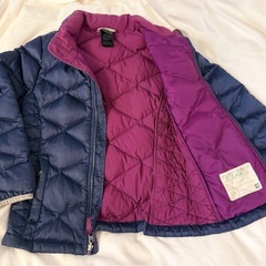 THE NORTH FACE ネイビー ダウンジャケット550 フィルパワーの画像