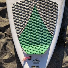 7’3 ファンボード（ミッドレングスサーフボード）FIN付きの画像