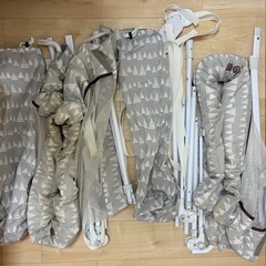 2個セット　日本育児　ベッドフェンス　ベッドガード　
の画像