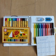 【新品】サクラクレヨン&パステルパスティックセットの画像