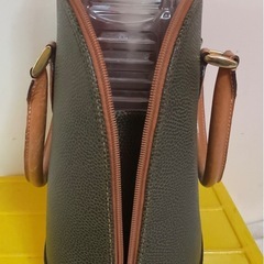 ☺️鞄 ハンドバッグ  24✖️31✖️13cm   深緑色の画像