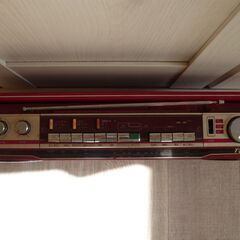 【 昭和レトロ、サンヨー・Wラジカセ 】の画像