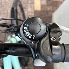 ブリヂストン シュライン 24インチ ミストグリーン 7段変速【整備・注油済】の画像