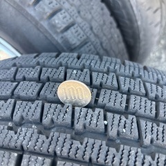 軽トラスタッドレスホイル付きの画像