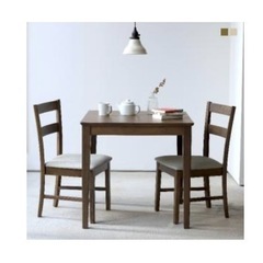 【完成品】 ダイニングテーブルセット 3点 2人 ダイニングセット の画像