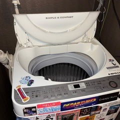 【無料譲渡】SHARP製　縦型洗濯機7.0kg【6年使用】の画像