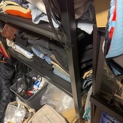 特大黒ラック　　衣装　家具　　置き場の画像