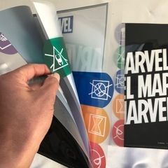 🌹クリアファイル　MARVEL　多収納①の画像