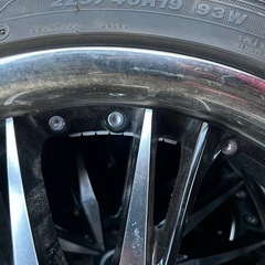 225/40R19, グッドイヤータイヤ,2021年-2本2019年-2本アルミホイルセットの画像