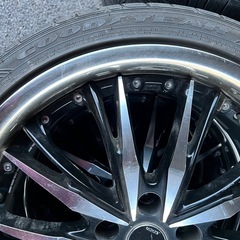 225/40R19, グッドイヤータイヤ,2021年-2本2019年-2本アルミホイルセットの画像