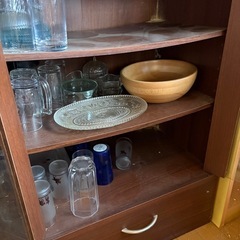 食器棚　キャビネット　無料の画像