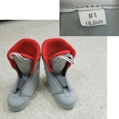 スノーカービング ジュニアスキーブーツ キッズ #1 19.0cm 2バックル ブラック ☆ 札幌市 北区 屯田 の画像