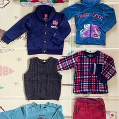 子ども服　ベビー服　80 90 トップス　ボトムス　アウター等　まとめ　セットの画像