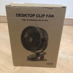 未使用品クリップ式卓上扇風機 GF 10の画像