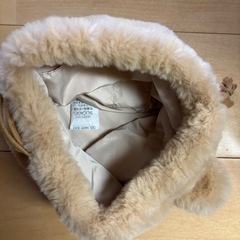 くまさんの巾着の画像