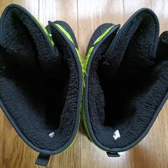 スノーブーツ スノーシューズ 緑 グリーン 24cmの画像