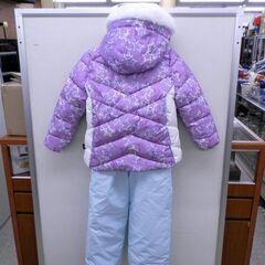 スキーウエア SPYDER 6サイズ 120cmくらい パープル 紫 上下セット スキーウェア つなぎ 雪遊び スキー 通学に 札幌 西区 西野の画像