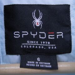 スキーウエア SPYDER 6サイズ 120cmくらい パープル 紫 上下セット スキーウェア つなぎ 雪遊び スキー 通学に 札幌 西区 西野の画像