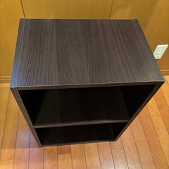 ダークブラウン　カラーボックス　の画像