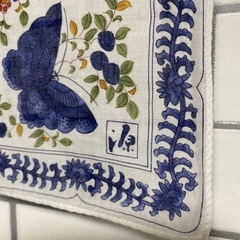 ❤️蝶々柄 ハンカチの画像