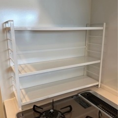 今月まで　山崎実業　tower キッチン3段ラックの画像