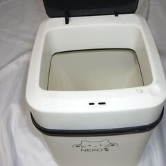 決定【電池式自動センサー付ゴミ箱】ネコ柄　の画像