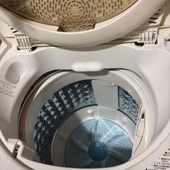 【受け渡し予定者決定】東芝 5kg洗濯機 AW-5G3 2016年製 動作良好の画像
