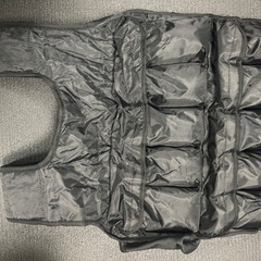 ウェイトトレーニング用ベスト ブラック20kgの画像